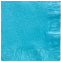 Dinner Napkins Caribbean Blue 2 Ply - Pack of 20