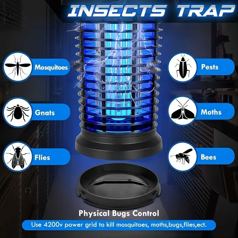 Portable Outdoor and Indoor Mosquito & Fly Killer