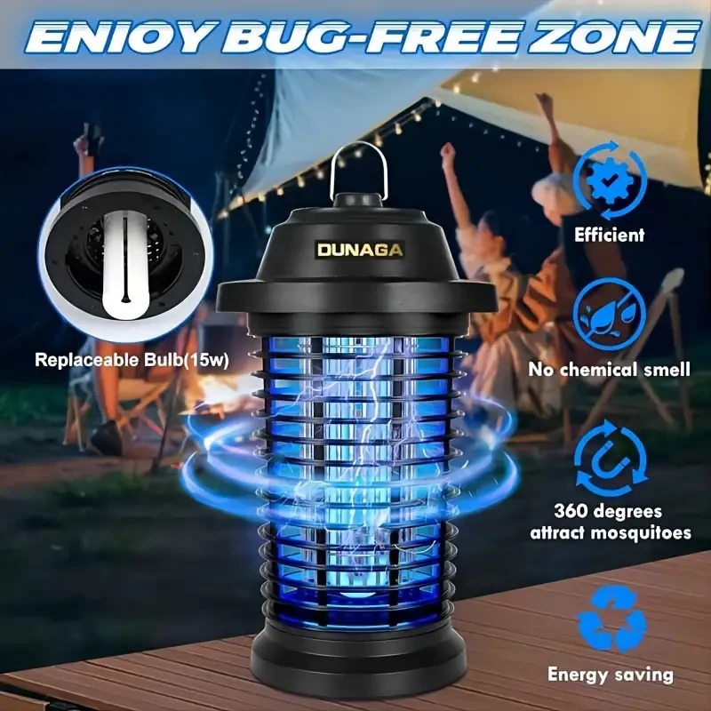 Portable Outdoor and Indoor Mosquito & Fly Killer