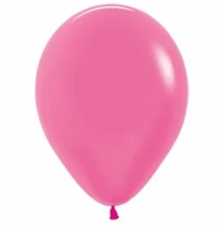 12cm Neon Magenta Fuchsia Latex Balloons  - Pack of 50