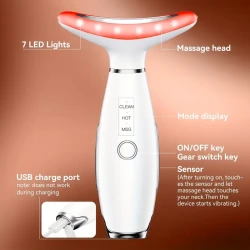LED Face-Lifting Device - 7 Color Lifting and Firming Facial Massager