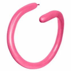 260QT Fashion Fuchsia Modelling Latex Balloons - Pack of 100