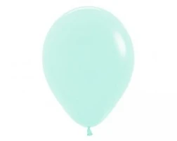 30cm Pastel Matte Green Latex Balloons 100pk - Pack of 100