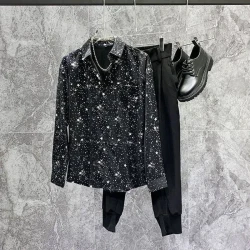 Personality Starry Bronzing Shirt Trendy Boys