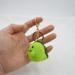 Cute Mini Dinosaur Handmade Keychain Pendant