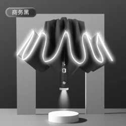 GiftTreeNZ™ | Automatic Umbrella with Reflective Stripe & LED Light