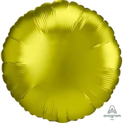 Foil Balloon - Standard HX Satin Luxe Lemon Circle (45cm)