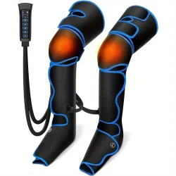 Leg Massager with Air Compression for Circulation, Relaxation, and Pain Relief - 6 Modes and 3 Vibration Settings