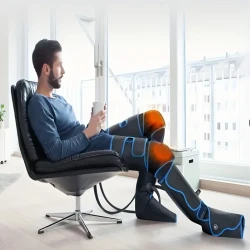 Leg Massager with Air Compression for Circulation, Relaxation, and Pain Relief - 6 Modes and 3 Vibration Settings