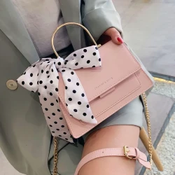 Trendy Small Chain Texture Handbag