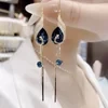 Peacock earrings