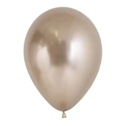 Sempertex 30cm Metallic Reflex Champagne Latex Balloons - Pack of 100