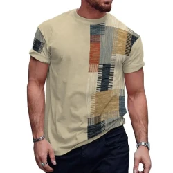 Men's Retro Ethnic Style Short-Sleeved T-Shirt