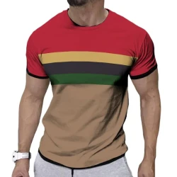 Retro Simple Short Sleeve Round Neck T-Shirt