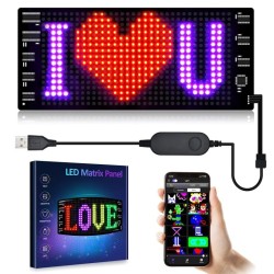 Programmable Car LED Sign LED Full-color Advertising Screen