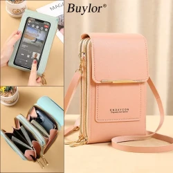 Anti-Theft Leather Bag Multifunctional Key Zipper Coin Purse