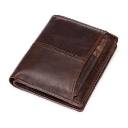 Vintage Leather Large Capacity SIM Card Holder Wallet