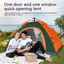 Double Camping Beach Tent Outdoor Thickened Sun Block Rain-proof
