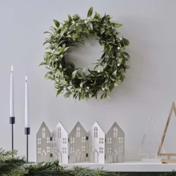 Nordic Noel - Mistletoe Christmas Door Wreath