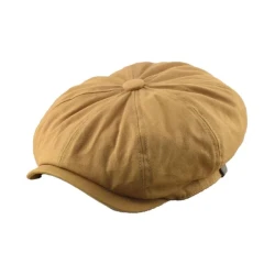 Men's Cotton Linen Vintage Octagonal Hat Beret
