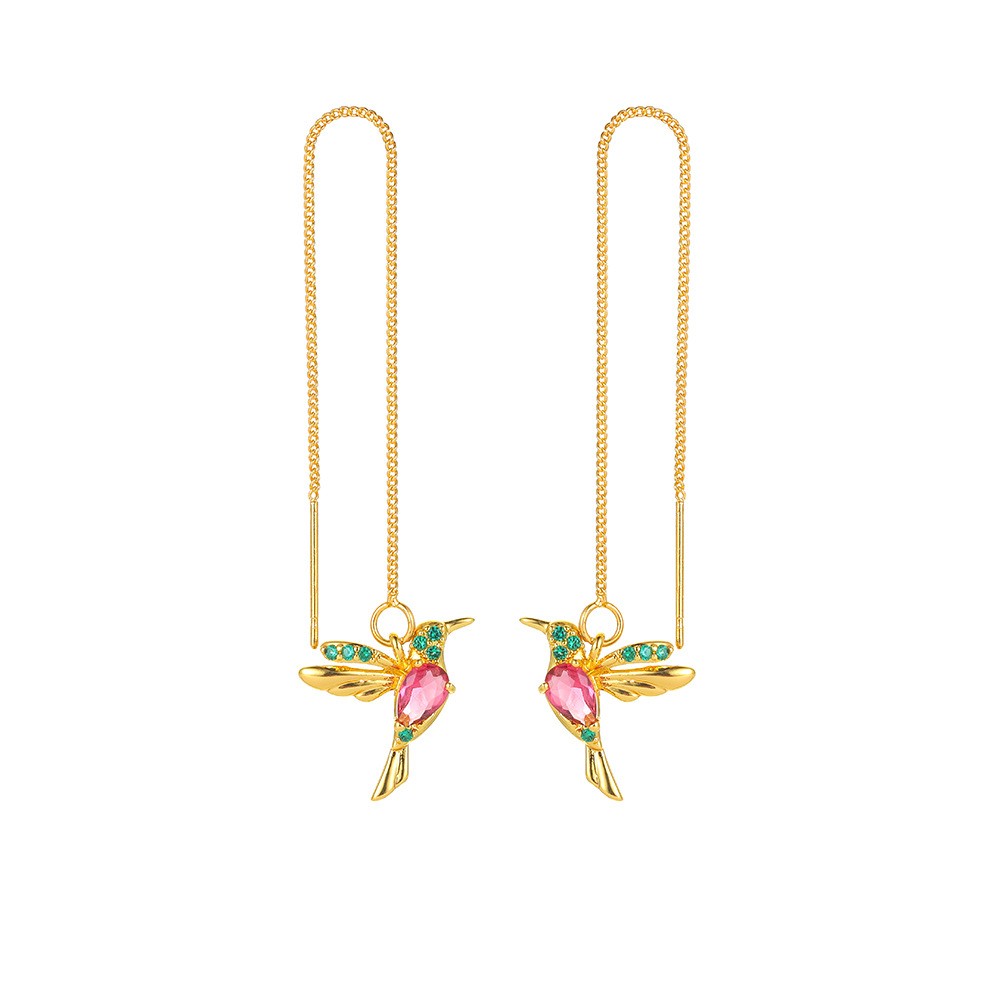 Crystal Pendant Earring Jewelry