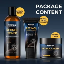 3pcs/set, Men's Retinol Skincare Gift Set, Daily Face Wash,