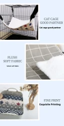 Lamb Fleece Cat Hanging Beds