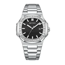 Men's Fashion Diamond Luminous Quartz Watch