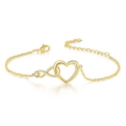 Heart-Shape Bracelet - Elegant Love Bracelet for Women - Perfect Gift for Girlfriend