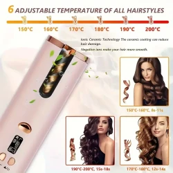 5 Heat Settings Auto-Curler