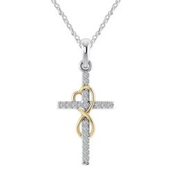 Alloy Pendant With Diamond And Eight