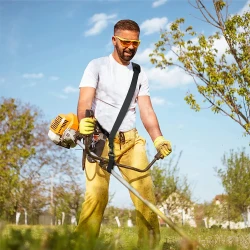 Lawn Machine Side Hanging Black Strap