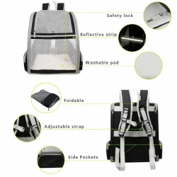 Pet Traveler Backpack - Carrier for Cats and Dogs