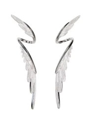 Minimalist And Cool Retro Feather Earrings