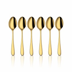 Golden Teaspoon Set 6pcs