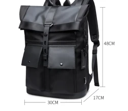 Men's Travel Bag Laptop Backpack Anti-theft Waterproof School Backpacks USB Charging Men Business Travel Bag Backpack New Design