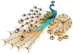 Peacock Wall Clock