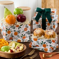 Fresh Fruit and Bundt Cakes Gift Tower