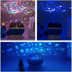 1 Star Moon Night Light Projector