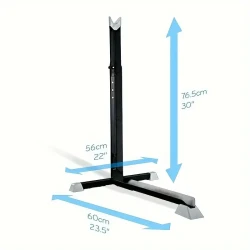 Portable Space-Saving Upright Bike Stand Rack - Indoor Bicycle Storage