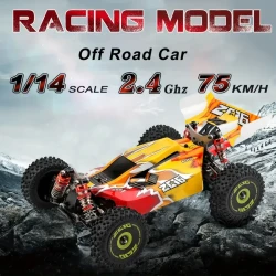 WLtoys XKS 144010 Off-Road RC Car - 75km/h High-Speed 4WD Racing Car