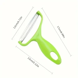 Multifunctional Stainless Steel Fruit and Vegetable Peeler and Grater - Perfect for Potatoes, Cabbage, Melons, and More