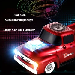 Old Pickup Truck Alloy Speaker - High Fidelity Stereo Outdoor Music Player