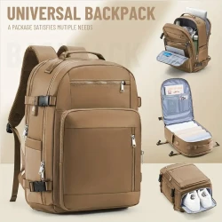 Versatile Luggage Backpack with Shoes Compartment - Urban Hiking, Commuter Laptop, and Fitness Storage Bag