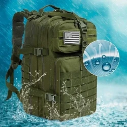 Waterproof Large Capacity Hiking Backpack for Men - Sport Casual Fishing Knapsack for Outdoors Camping