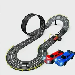 Two-people Racing Toy Set Racing Track Toy, assembly Toy, Christmas Halloween Thanksgiving Day Gift