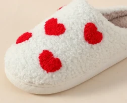 Plush Home Slippers Cartoon Love Style