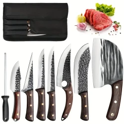 Professional Chef's Knife Set - High-Carbon Steel