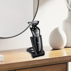 1 Set Electric 6-In-1 Shaver For Men, Dry & Wet 3D Men's Electric Shaver, Rechargeable Rotating Shaver, Father's Day Gift For Father, Man, Husband And Male Friend