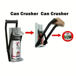 Heavy-Duty Wall-Mounted Can Crusher Machine